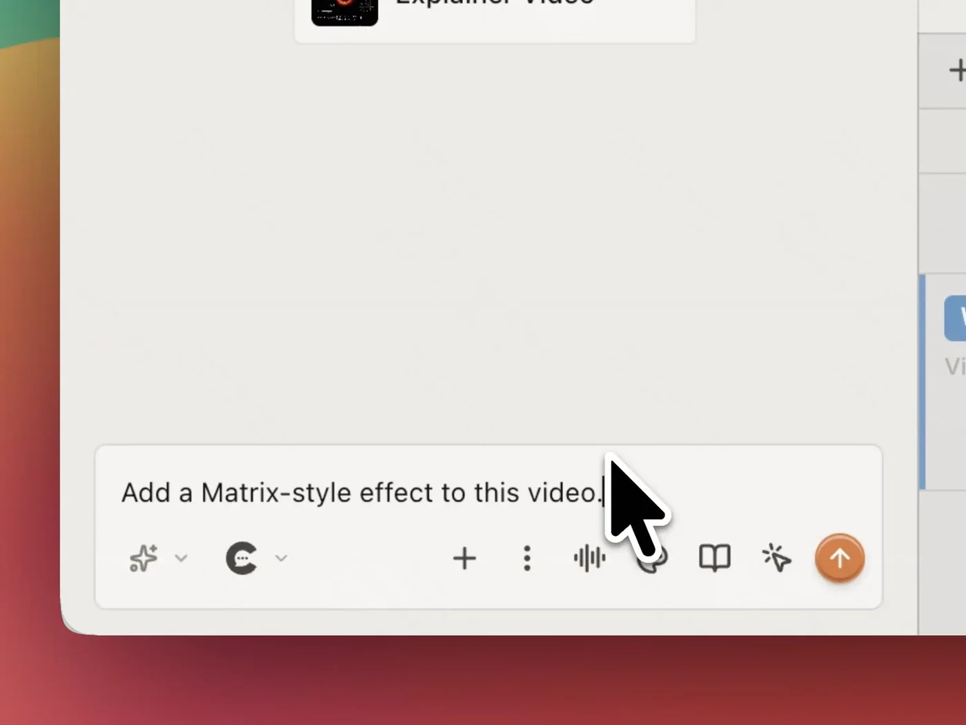 AI video effect generator, describe it and it exists