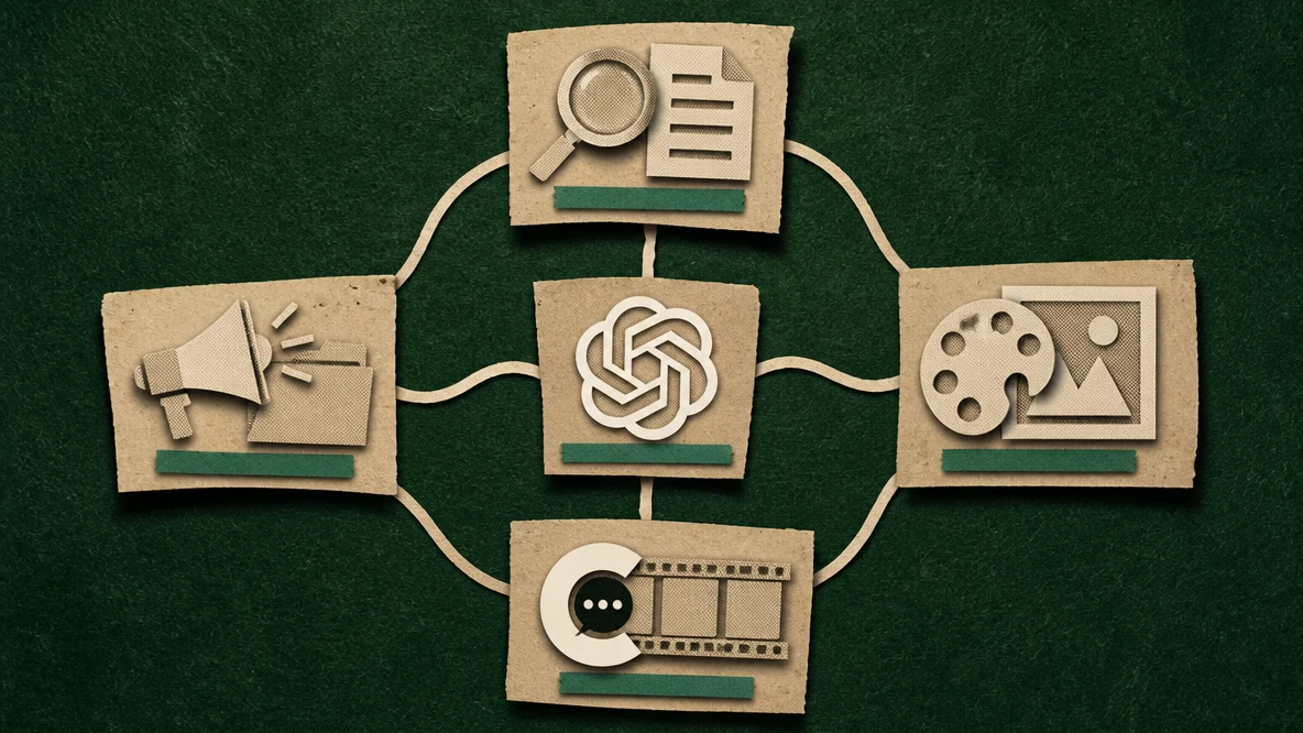 Most creators use ChatGPT plugins across four production workflow stages: research and briefing, visual creation, video editing, and publishing and distribution.
