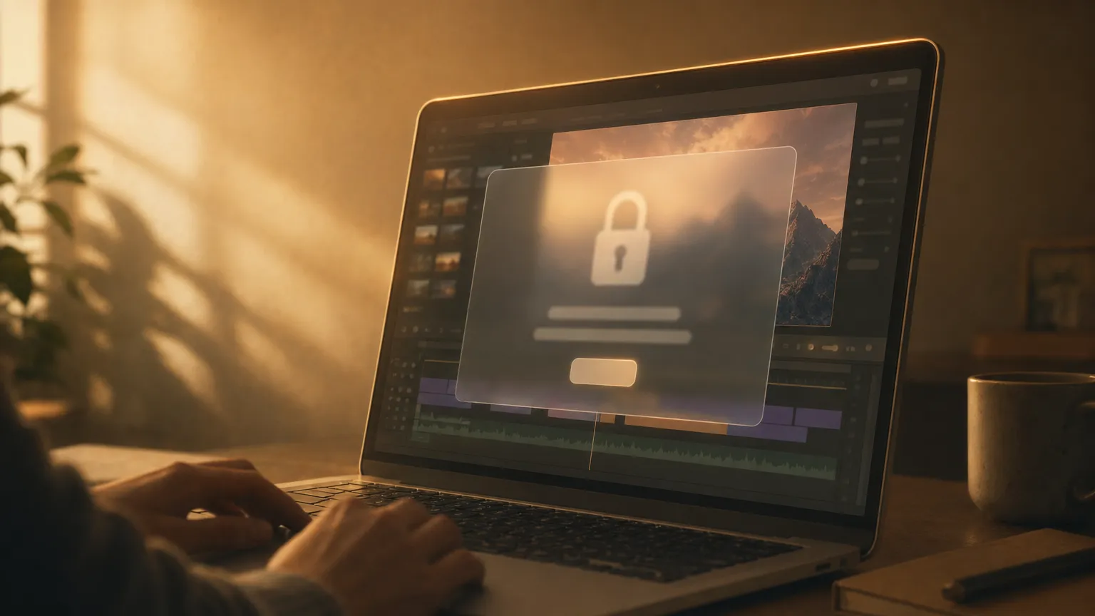 Video creator hitting a paywall while using a browser-based video editor, a common reason to seek a VEED alternative