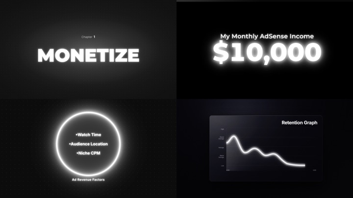 Black & White Neon design style preview